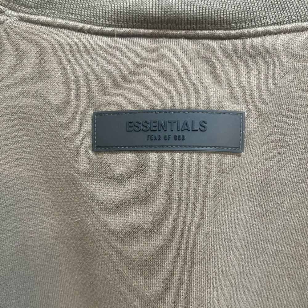 Fear of God Taupe/Brown Oversized Crewneck Sweatshirt - Picture 6 of 7
